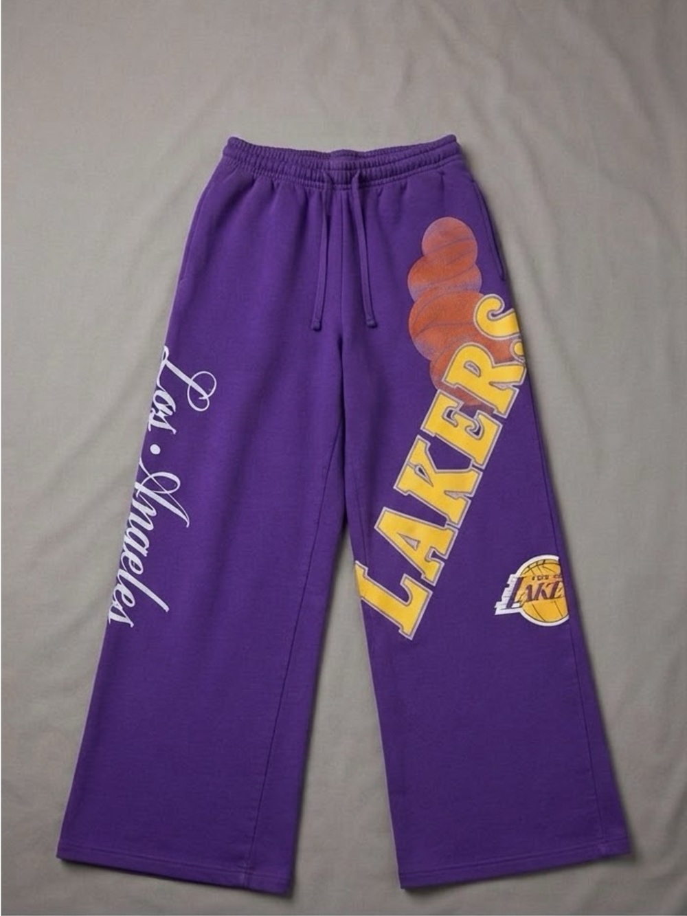 NBA Los Angeles Lakers Purple Wide Leg Sweatpants Women’s Medium